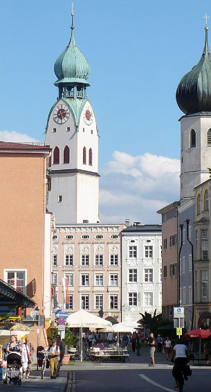 Die Innenstadt Rosenheim